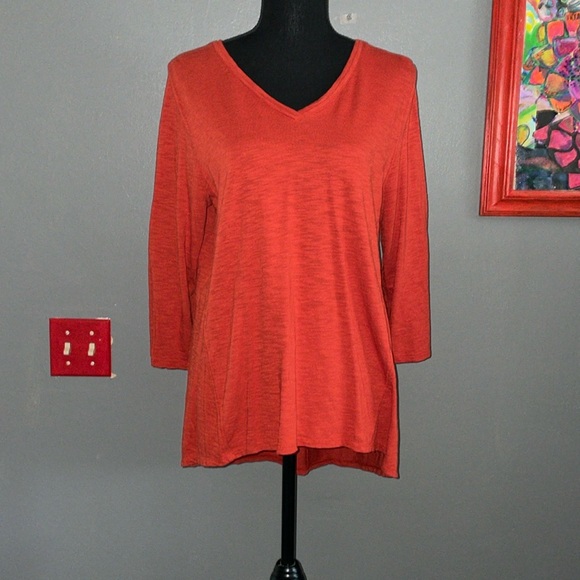 Chico's Tops - Chico’s v neck quarter sleeve ultimate tee 1X